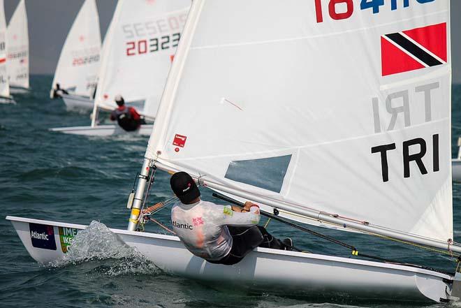 Andrew Lewis TRI Laser - 2013 ISAF Sailing World Cup Qingdao Day 3 © ISAF 